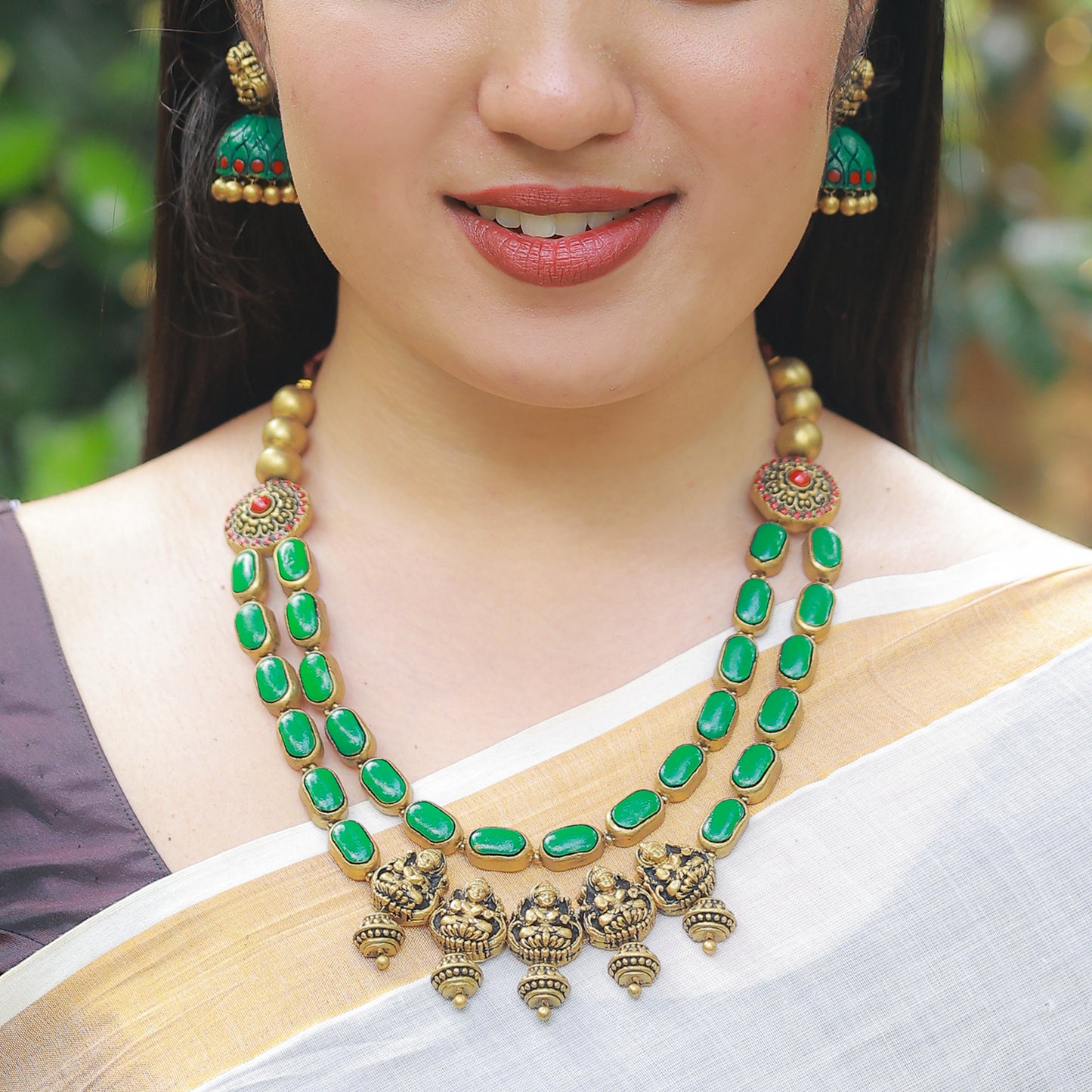 Vrisksha 2 Row Terracotta Jewellery