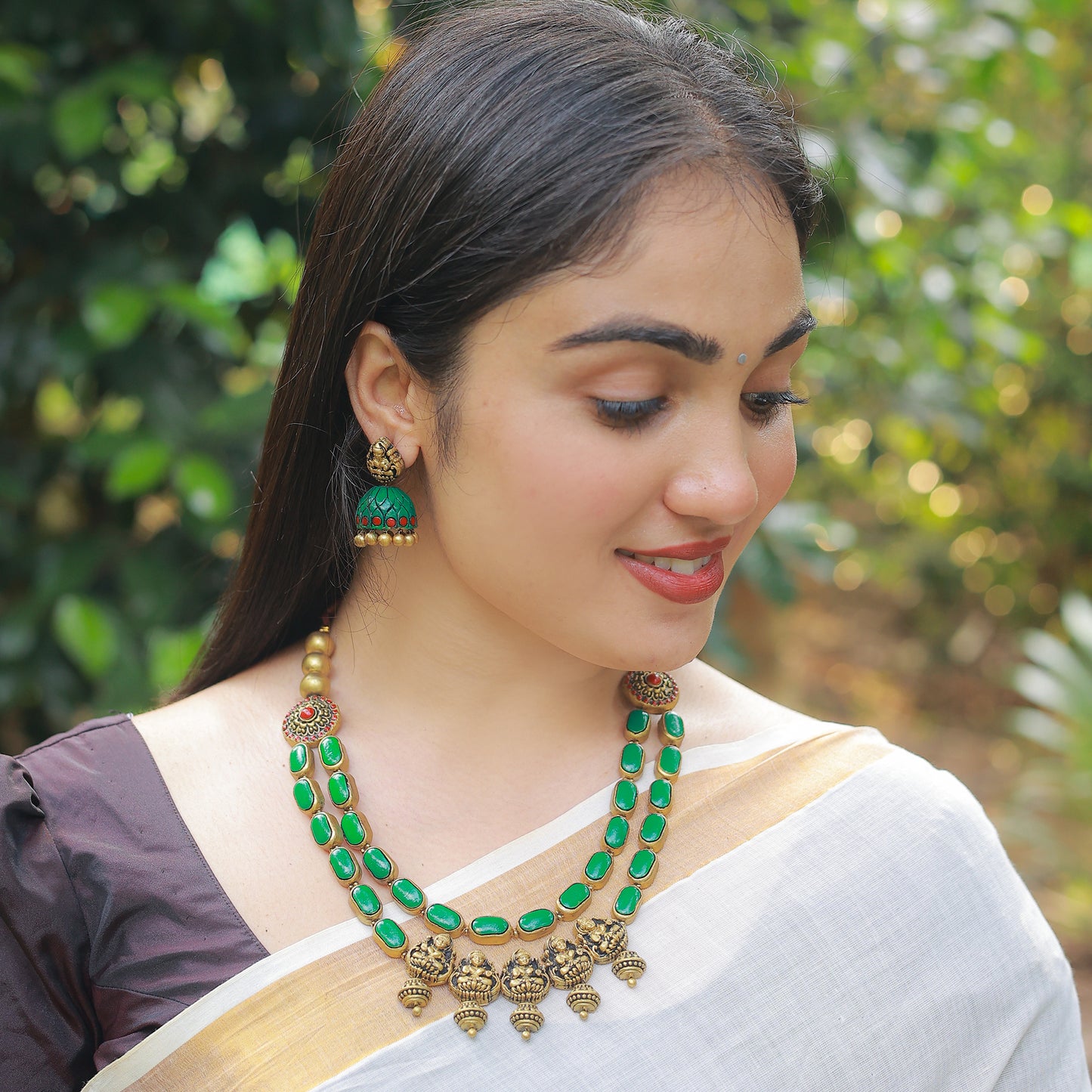 Vrisksha 2 Row Terracotta Jewellery