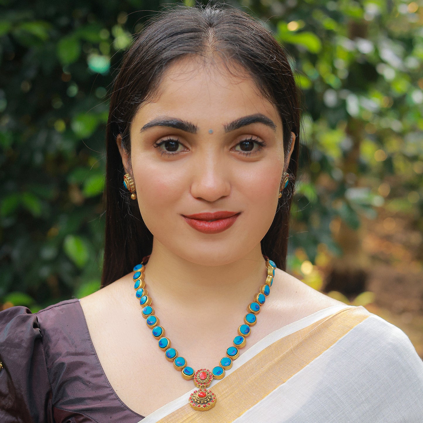 Circle Kemp - Blue Pink Terracotta Jewellery