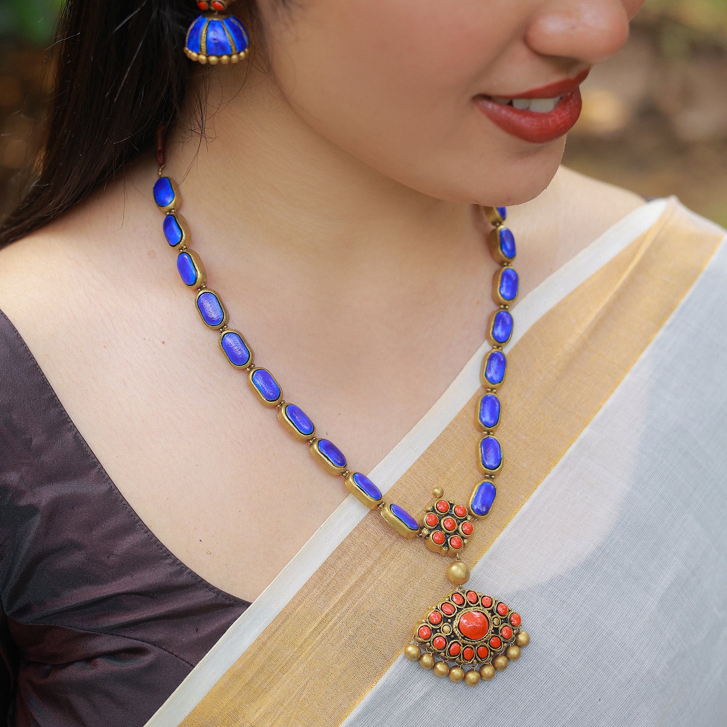 Blue Kemp R1 Terracotta Jewellery