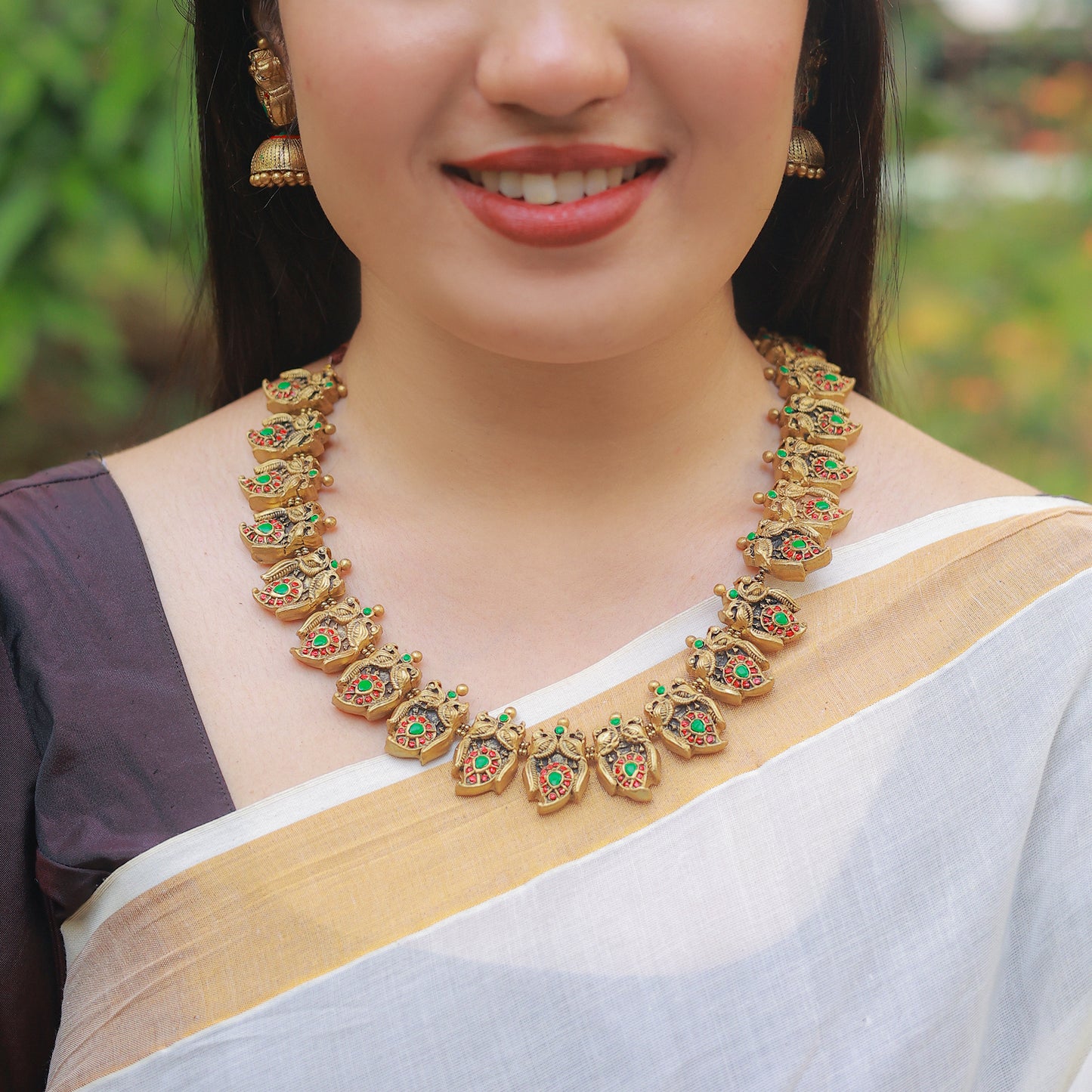 Ethnic mango Terracotta Jewellery