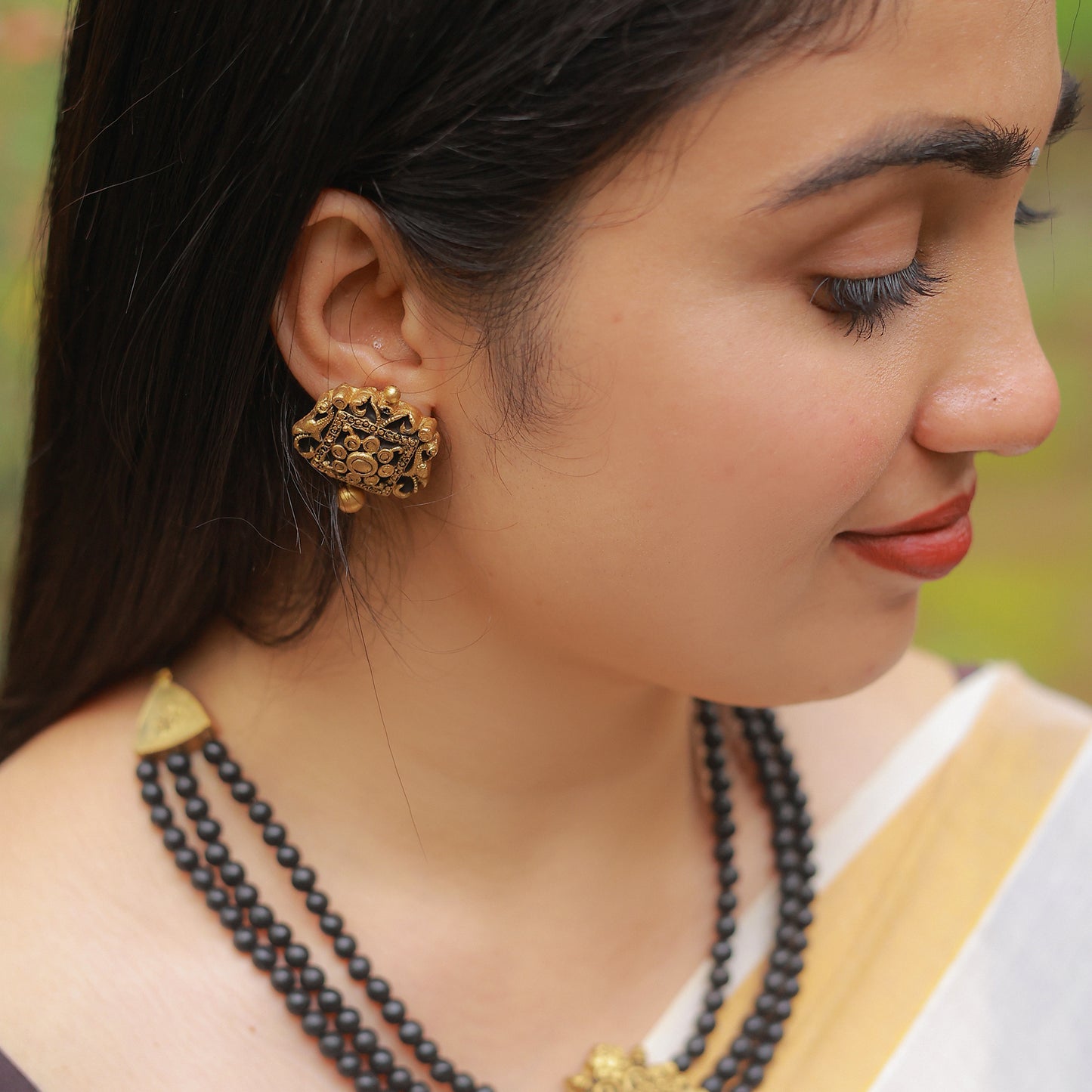 Black Stefa Terracotta Jewellery