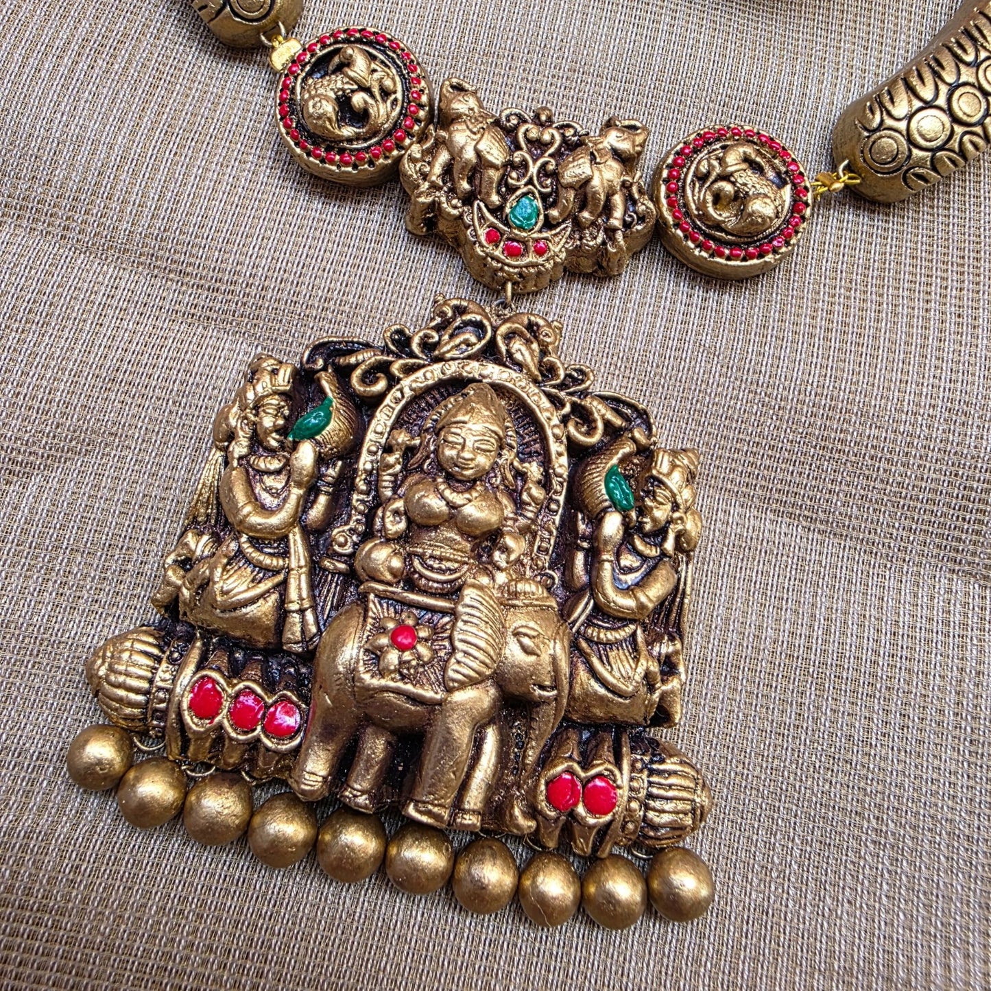 Antique Hasli Glow Terracotta Jewellery