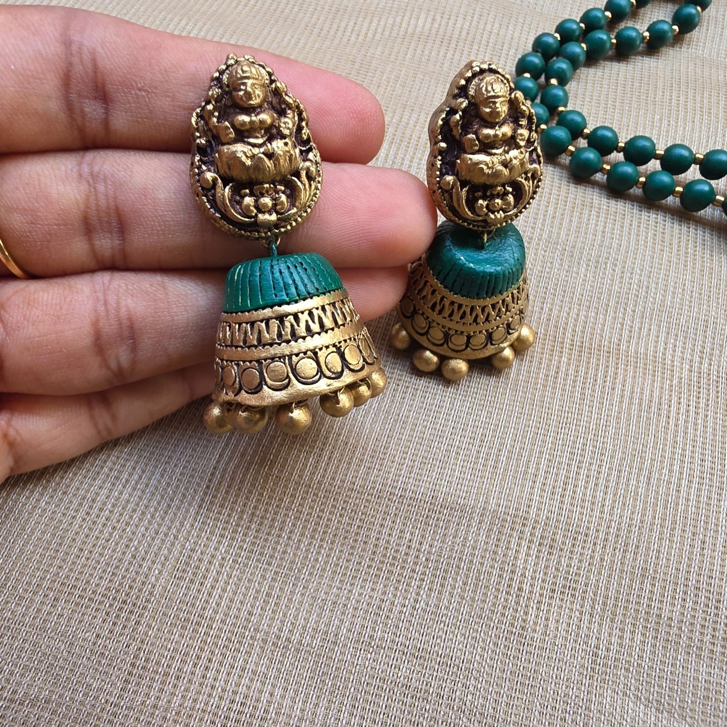 Divine Dual Row Terracotta Jewellery