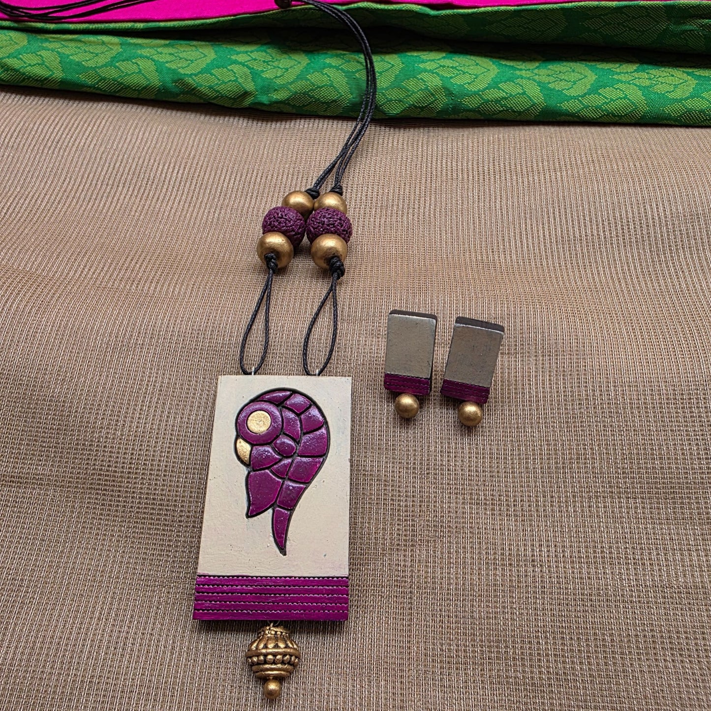 Parakeet Terracotta Jewellery