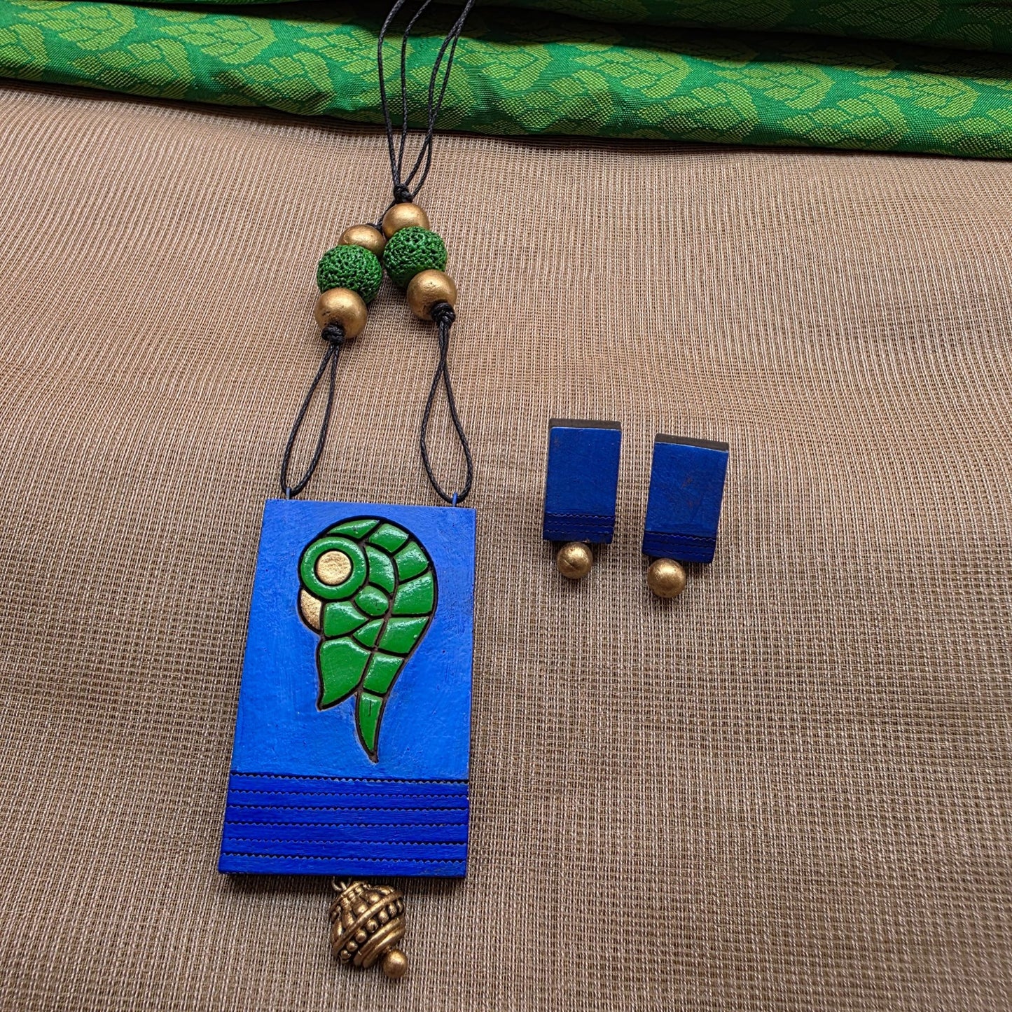 Parakeet Terracotta Jewellery