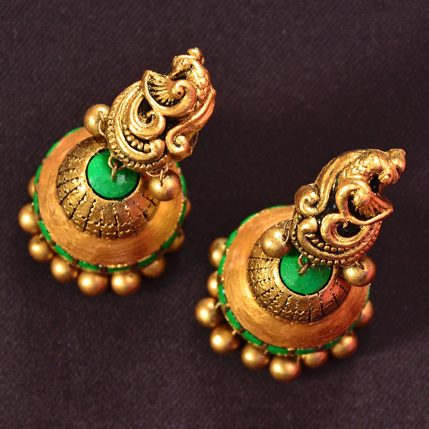 Royal Peacock Terracotta Jewellery