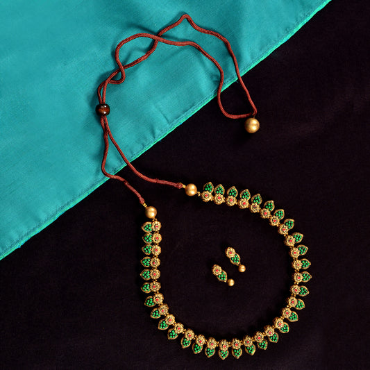 Leafy Bloom Terracotta Jewellery