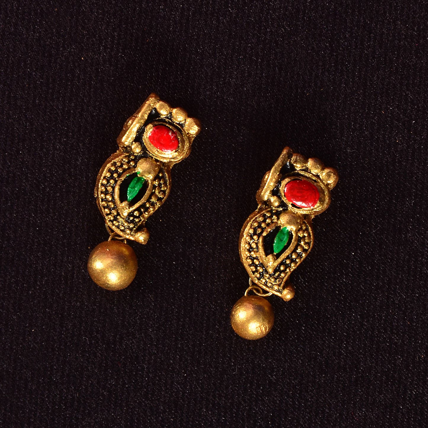 Paisley Motif Terracotta Jewellery
