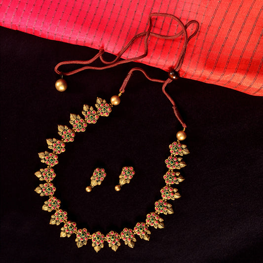 Floral Pattern Terracotta Jewellery