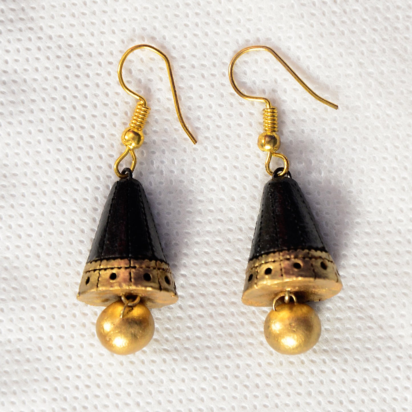 Minimalist Black Terracotta Jewellery Set