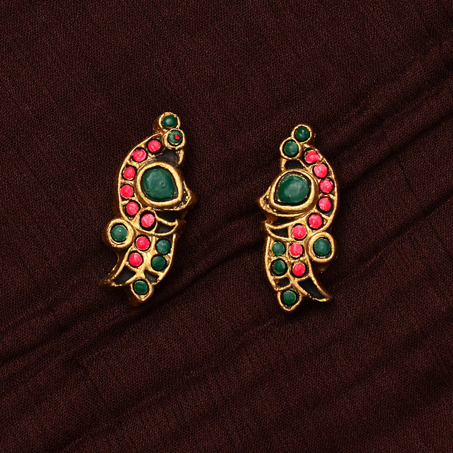 Multi-Color Statement Terracotta Jewellery