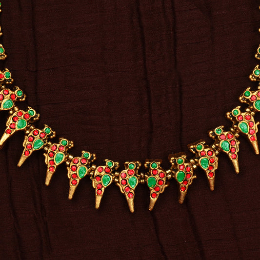 Crimson & Emerald Terracotta Elegance