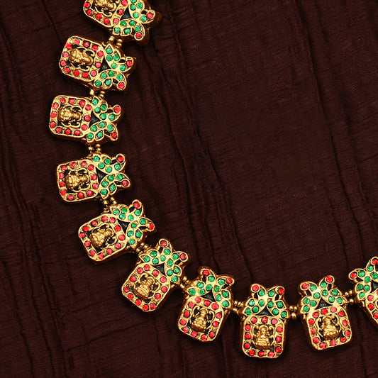 Heritage Divine: Ganesha Terracotta Jewellery Set