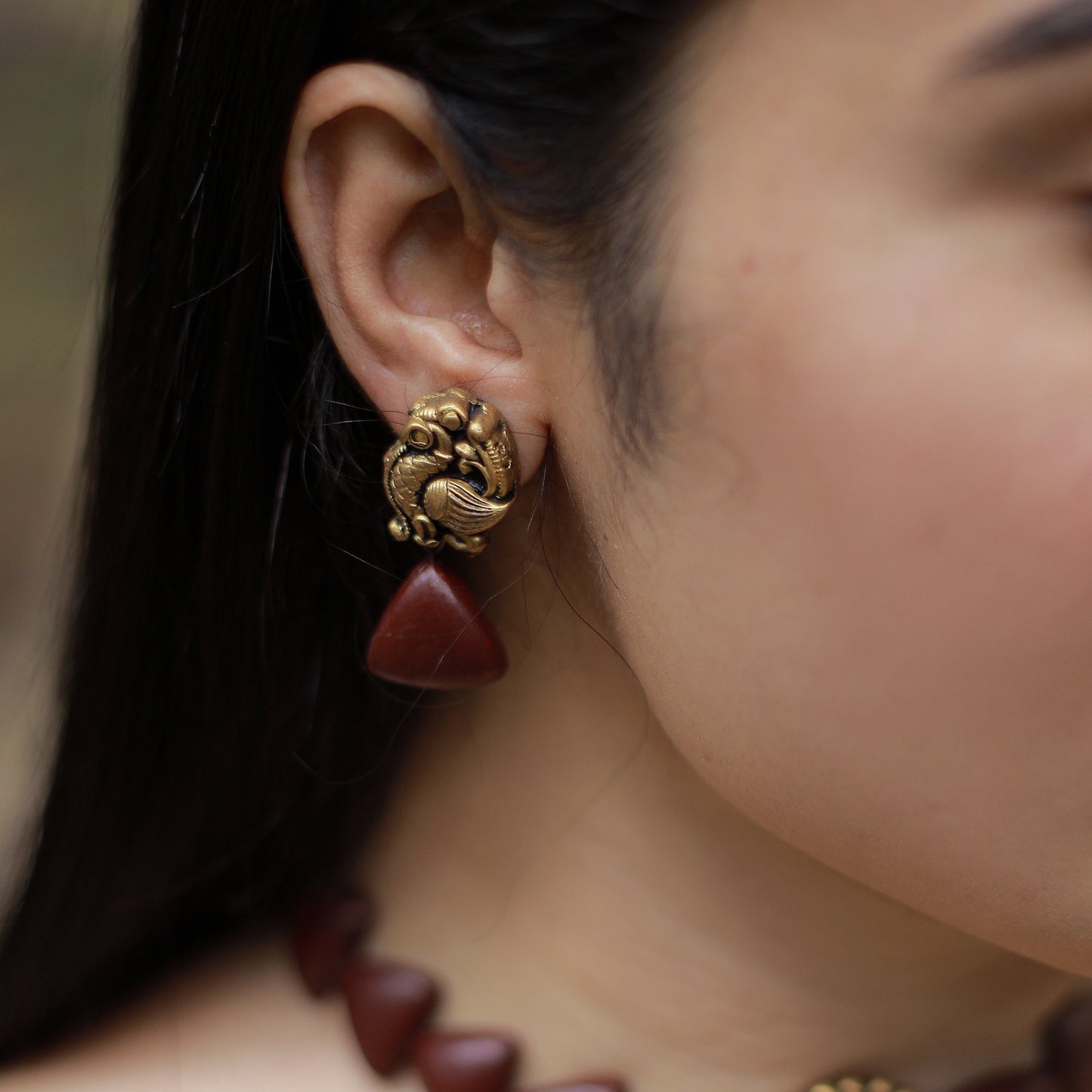 Minky Brown Terracotta Jewellery