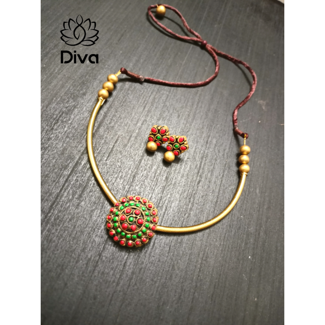 Attigai Choker Terracotta Jewellery