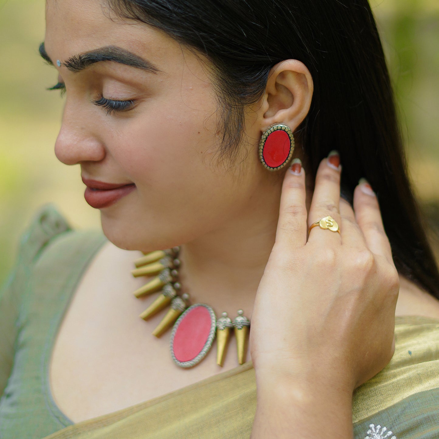 Spike Pink Terracotta Jewellery