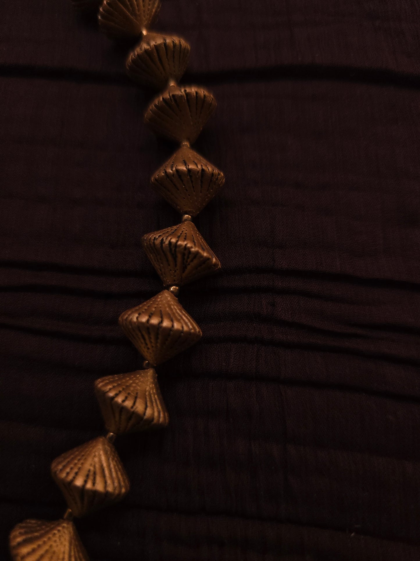 Mayura Dual-Tone Antique Gold & Oxidized Silver Peacock Terracotta Set