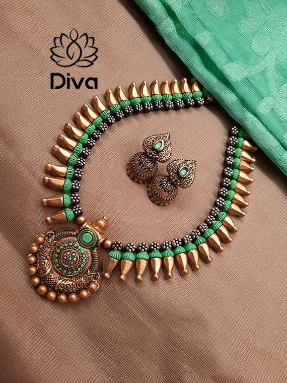 Pastel Bud Terracotta Jewellery