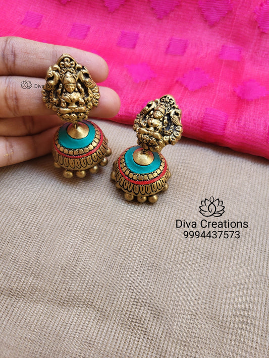 Blue plum Terracotta Jewellery