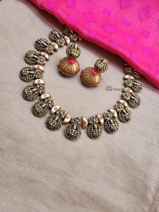 Crescent Nagas Terracotta Jewellery