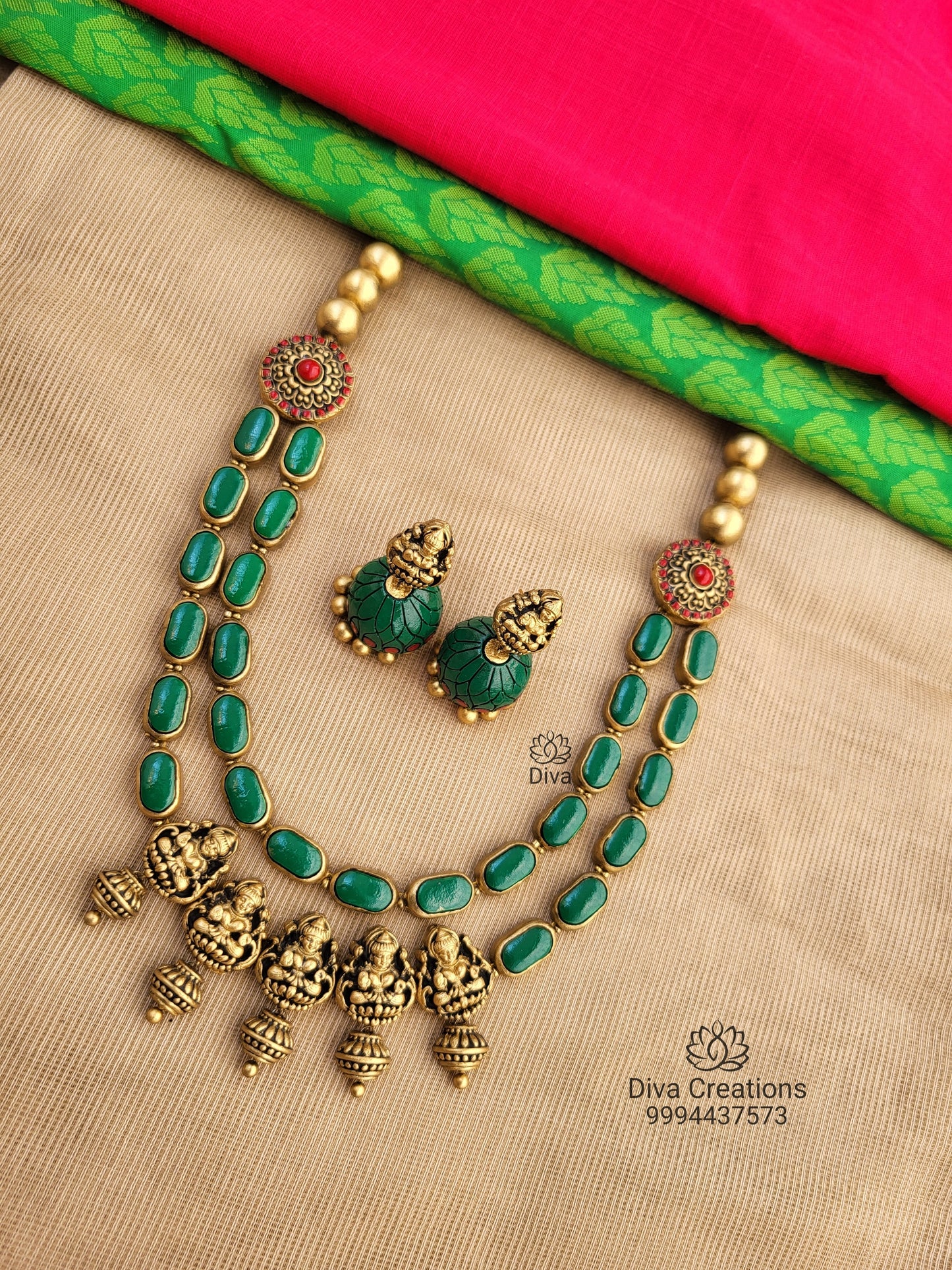 Vrisksha 2 Row Terracotta Jewellery