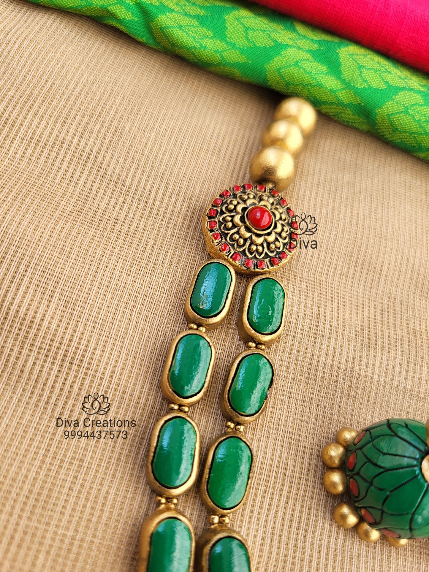 Vrisksha 2 Row Terracotta Jewellery