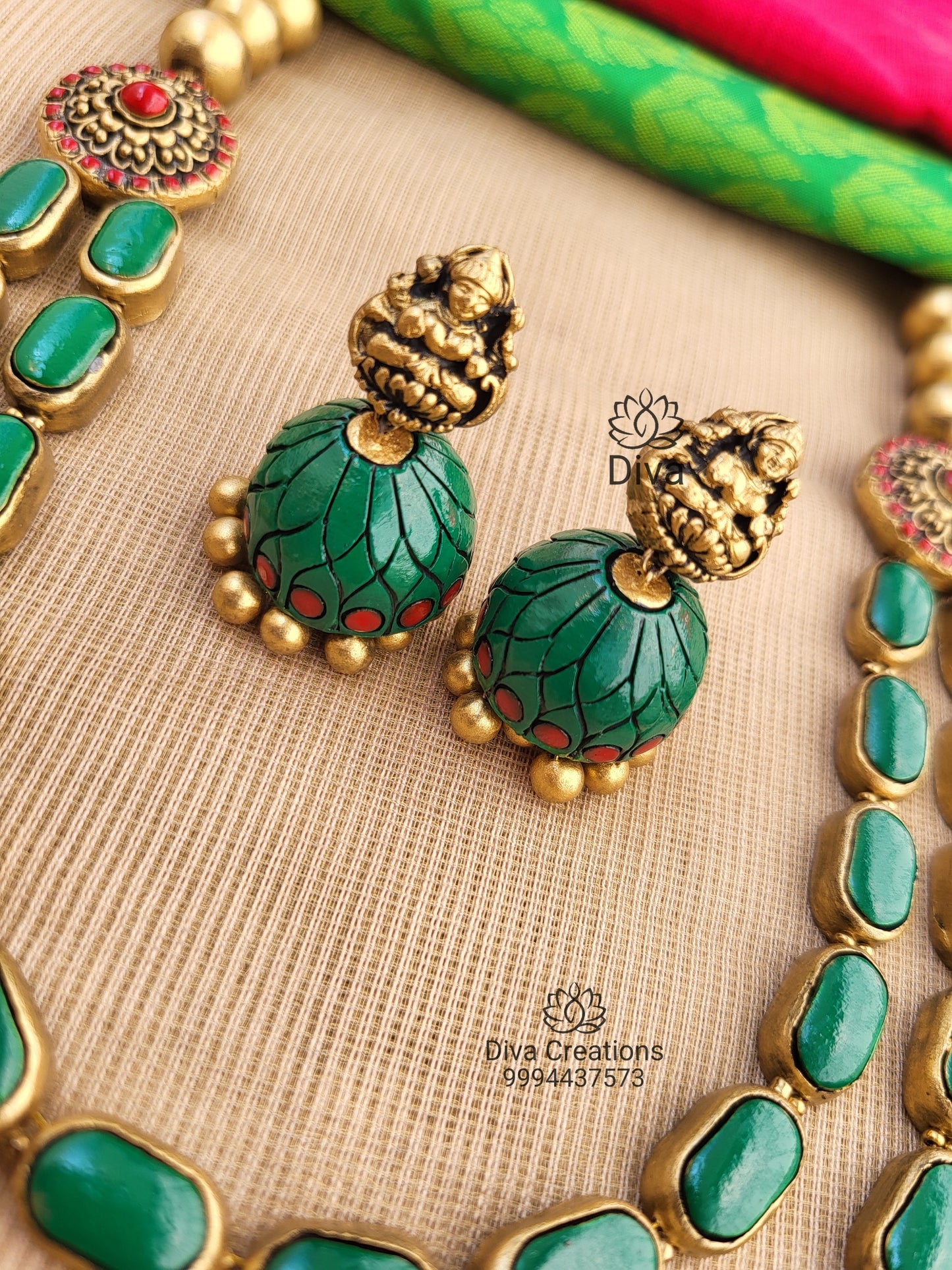Vrisksha 2 Row Terracotta Jewellery