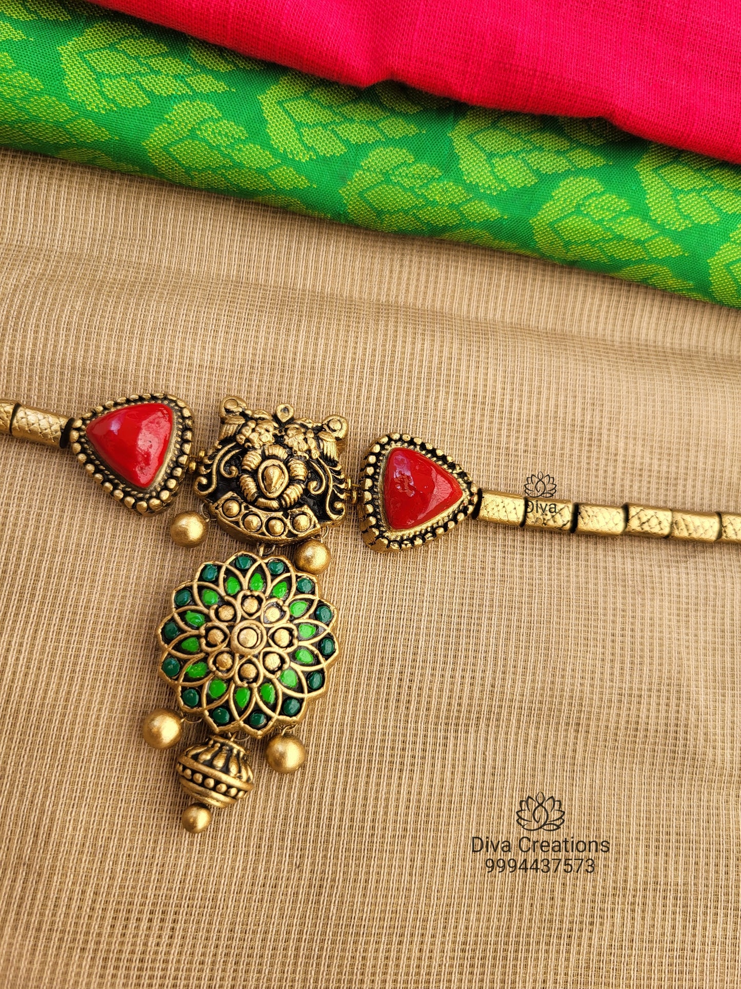 Triangle Collar Terracotta Jewellery