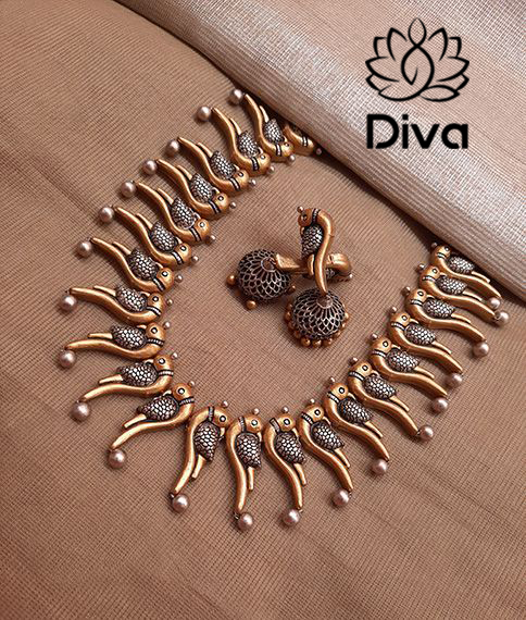 Spotless Speck Terracotta Jewellery set