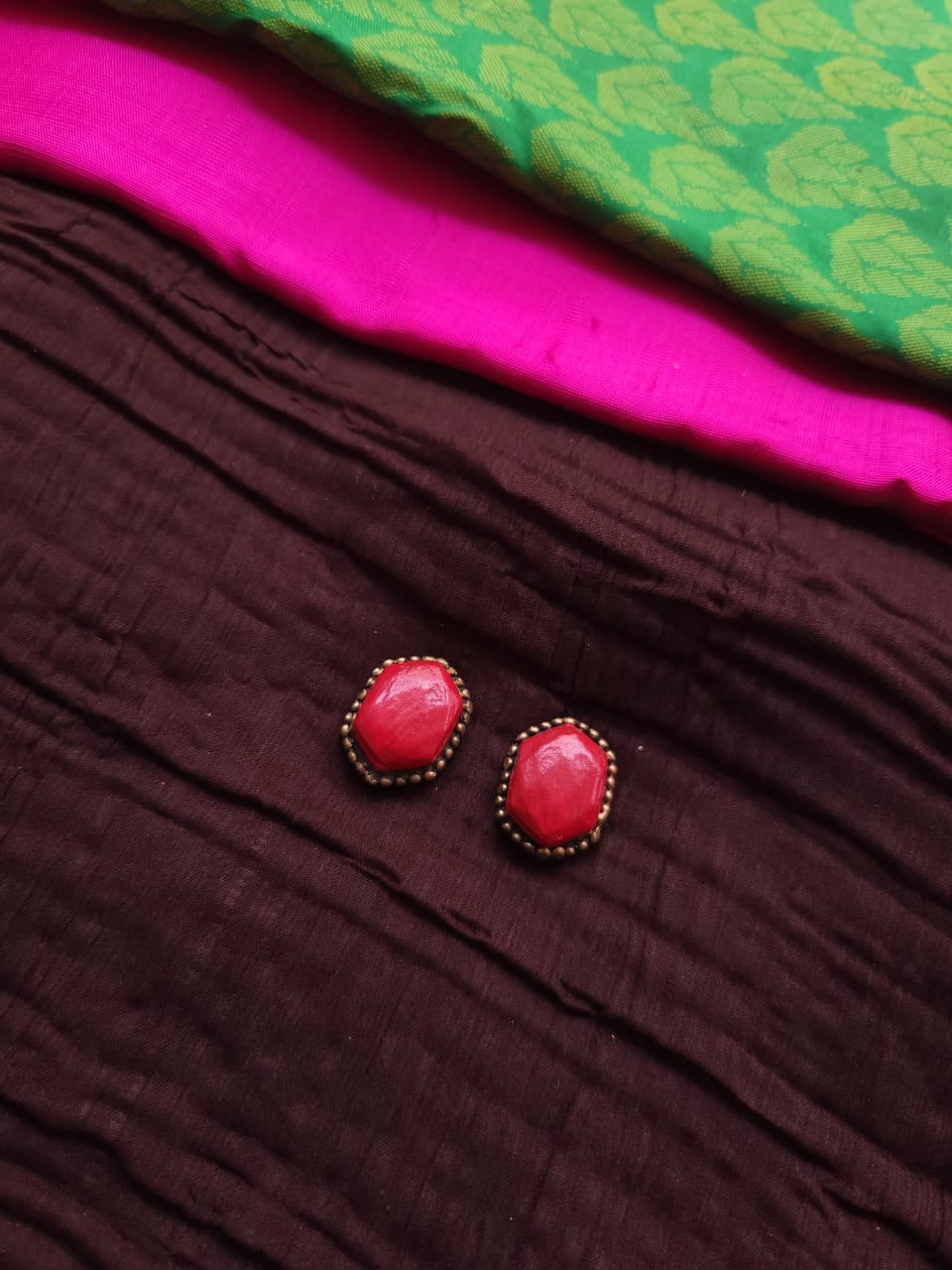 Dainty Stone Terracotta Jewellery