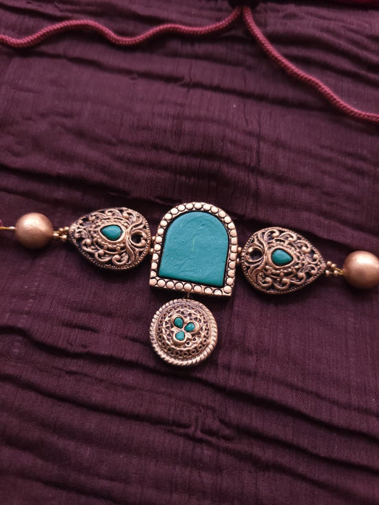 Terracotta Turquoise Gem Jewellery
