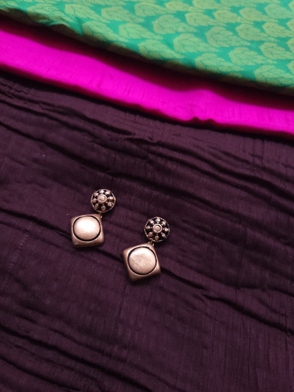 Terracotta Fusion Geometric Jewellery