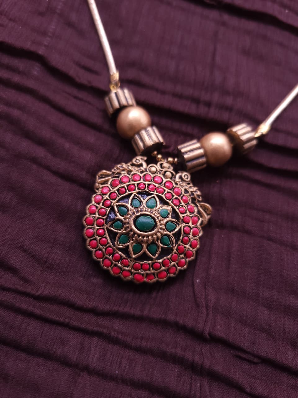 Terracotta Elegance Necklace Set