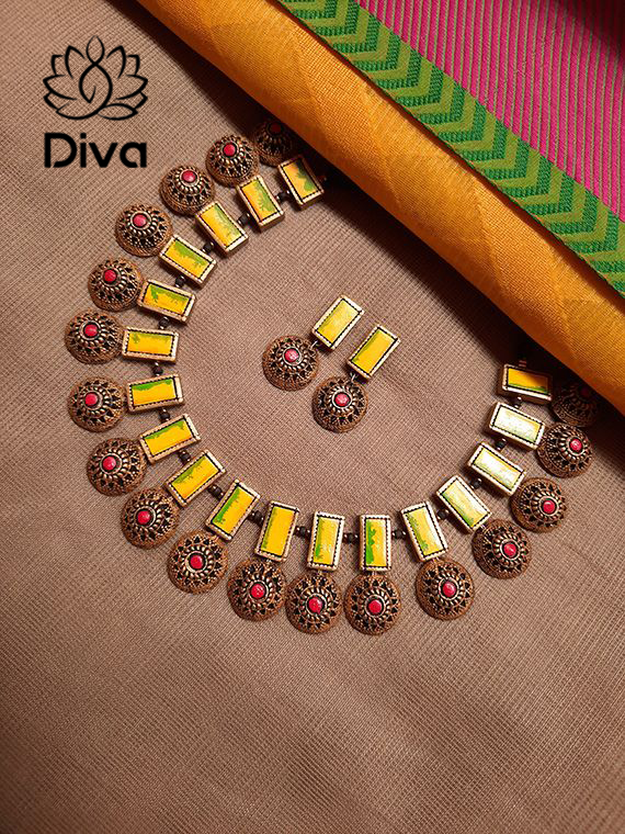 Yellow Prime Terracotta Jewellery