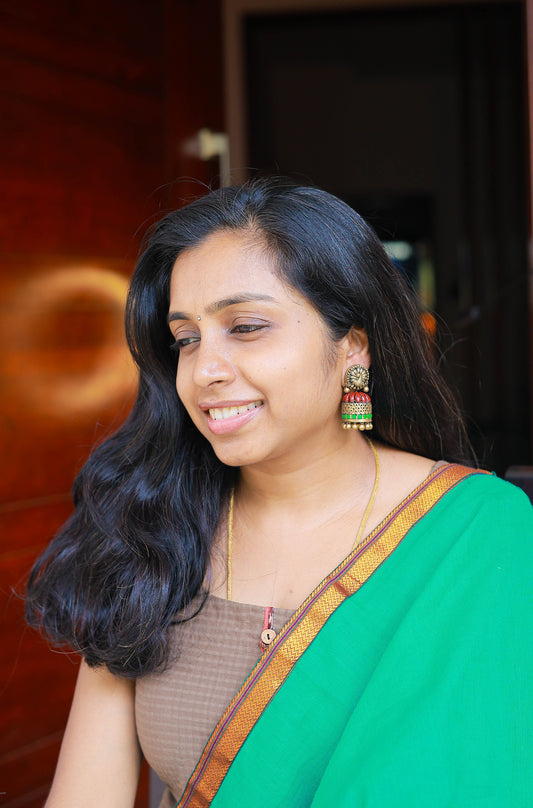 Adhirai Terracotta Jumka Variant 3
