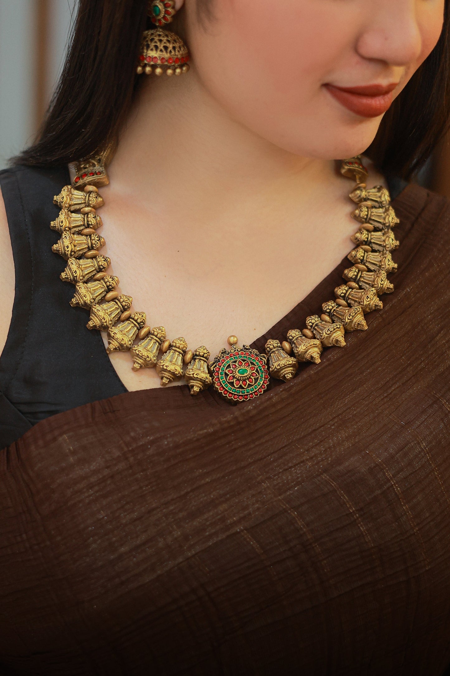 Antique Rani Choker Terracotta Jewellery