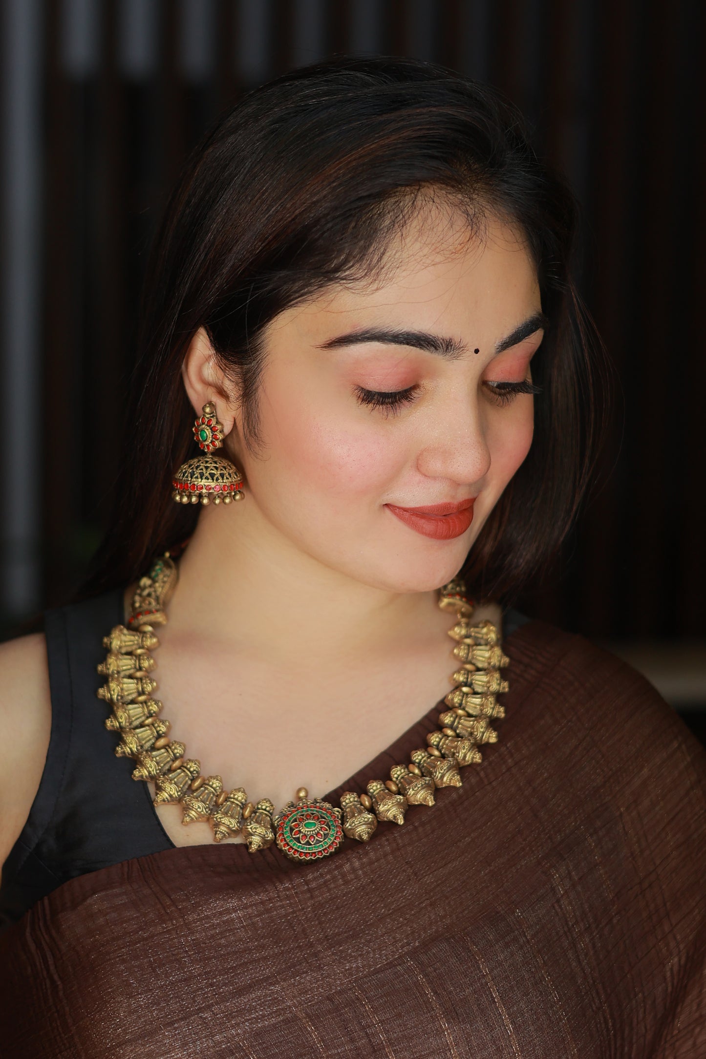 Antique Rani Choker Terracotta Jewellery