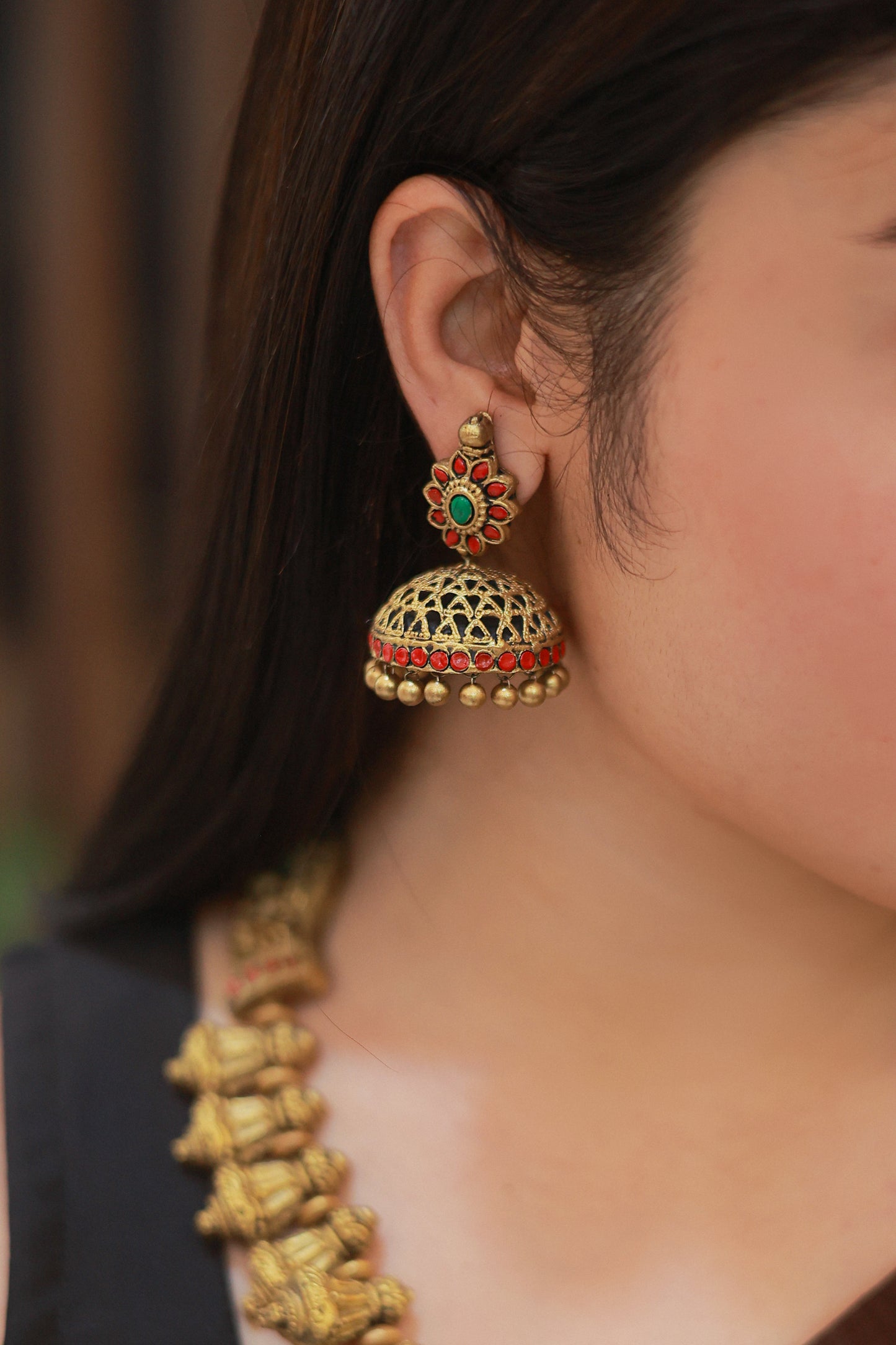 Antique Rani Choker Terracotta Jewellery