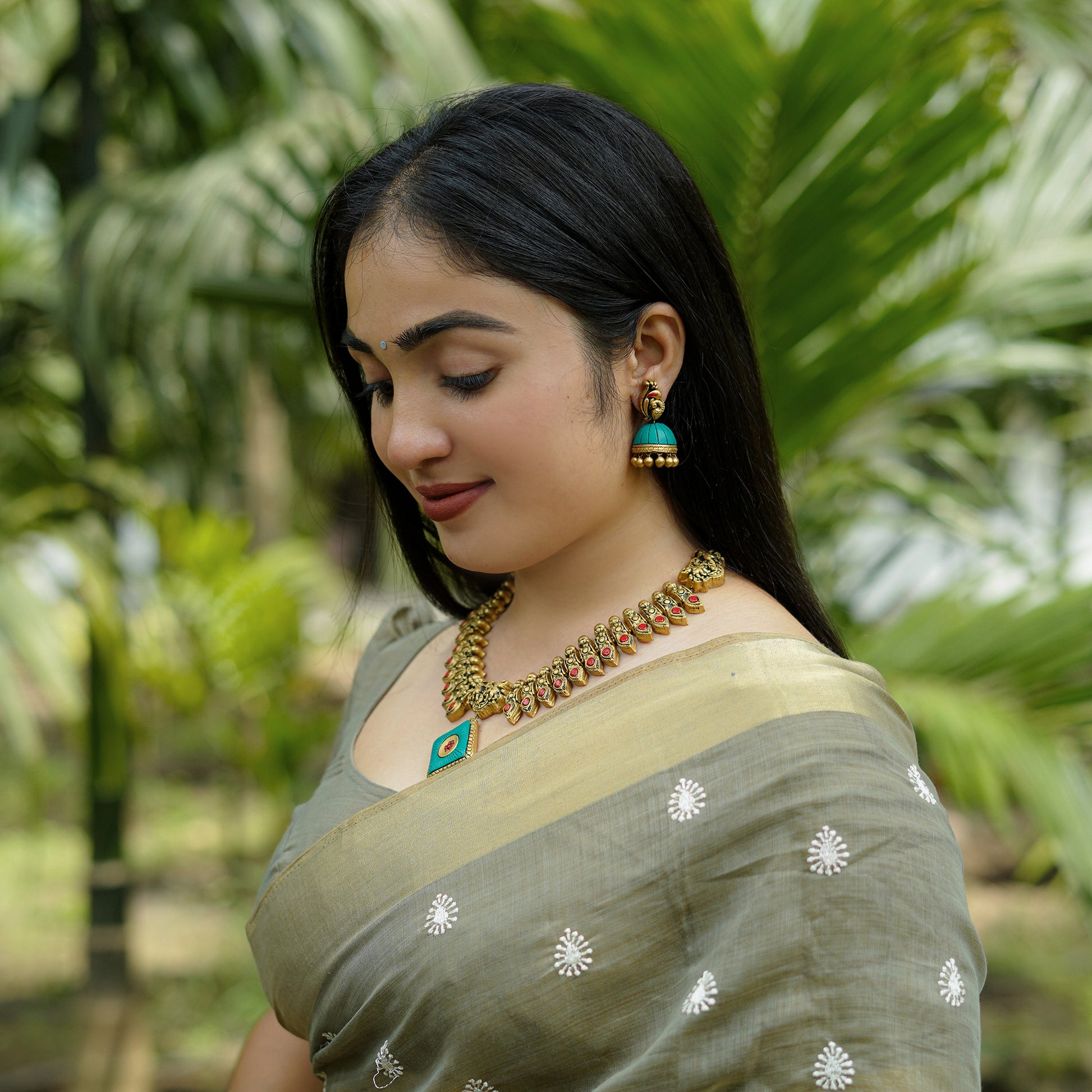 Blue Diamond Terracotta Jewellery