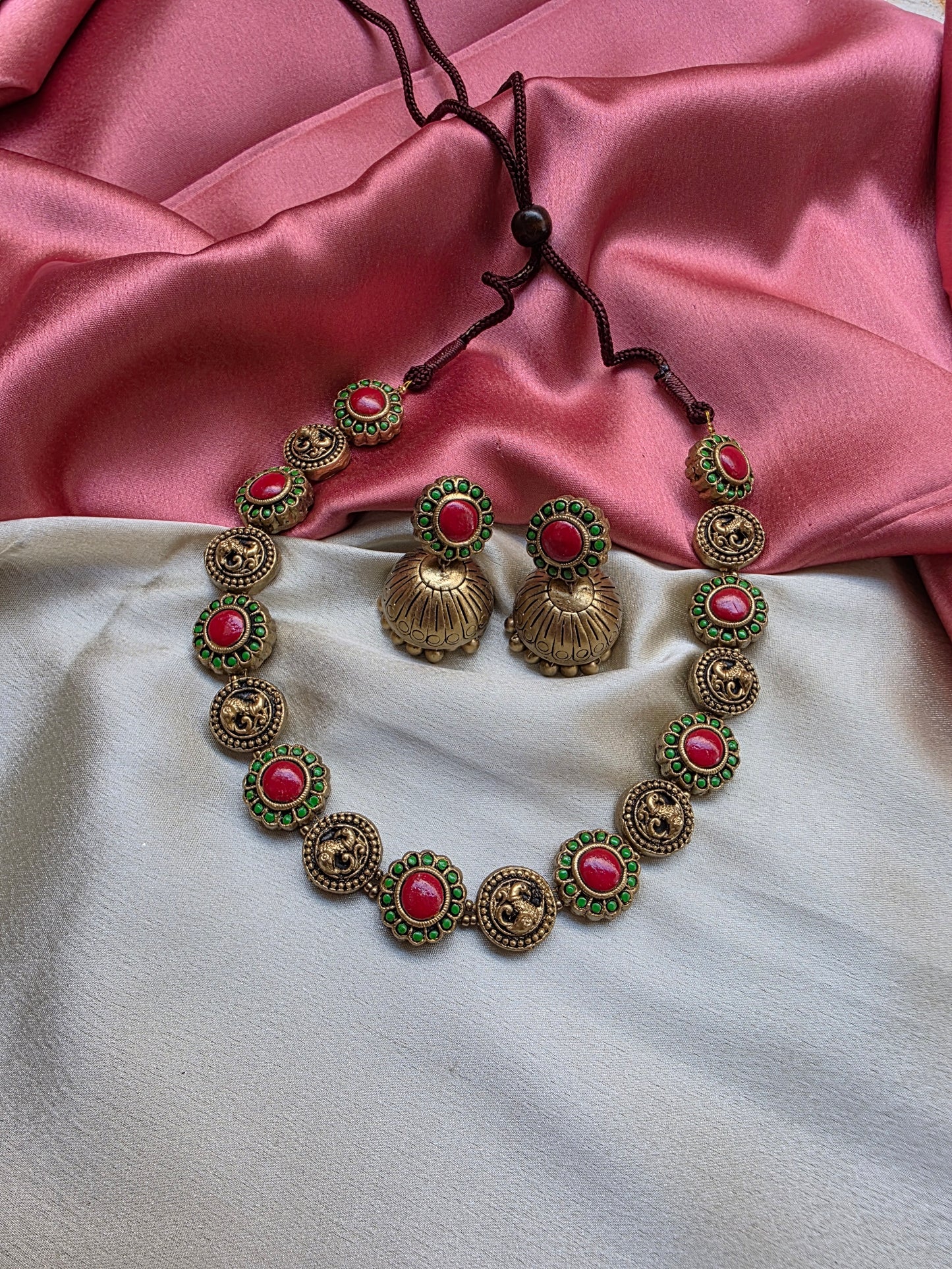 Floral Nalini Terracotta Jewellery