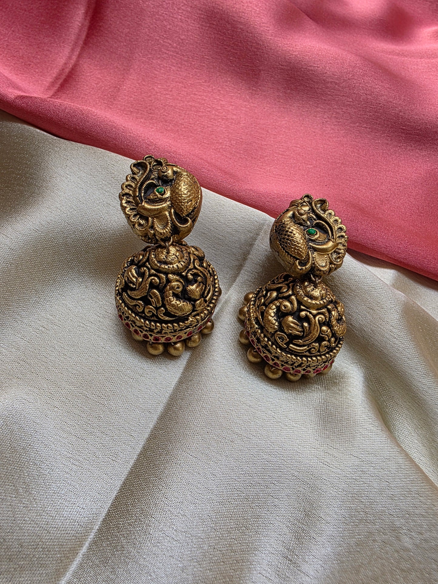 Grandeur Peacock Haram Terracotta Jewellery