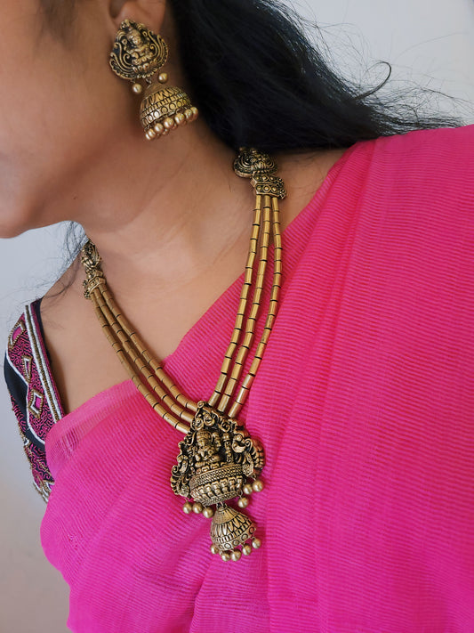 Lined Charm Signature Terracotta Jewellery