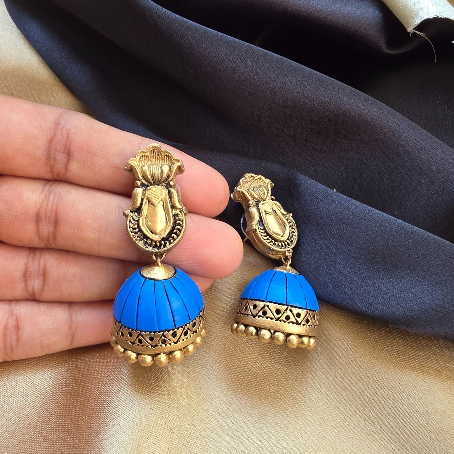 Nritya Terracotta Jumka Variant 5