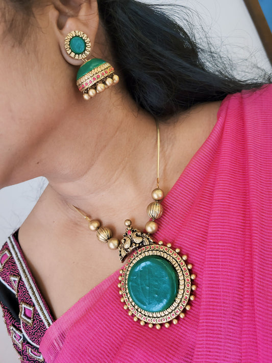 Palakka Round Type Kerala Terracotta Jewellery