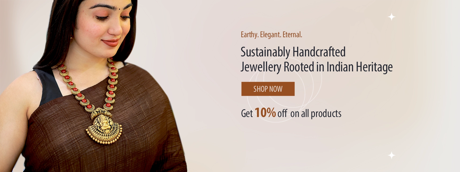 Sustainably Handcrafted / Handmade Terracotta Jewellery Rooted in Indian Heritage