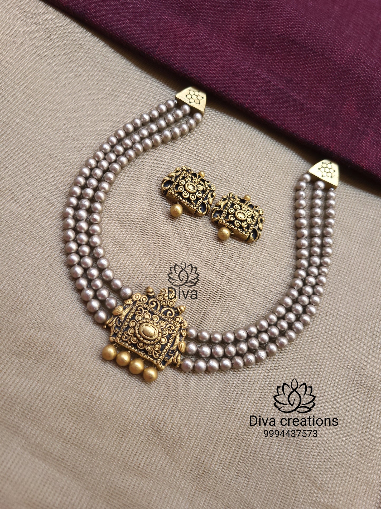 Silver Stefa Terracotta Jewellery