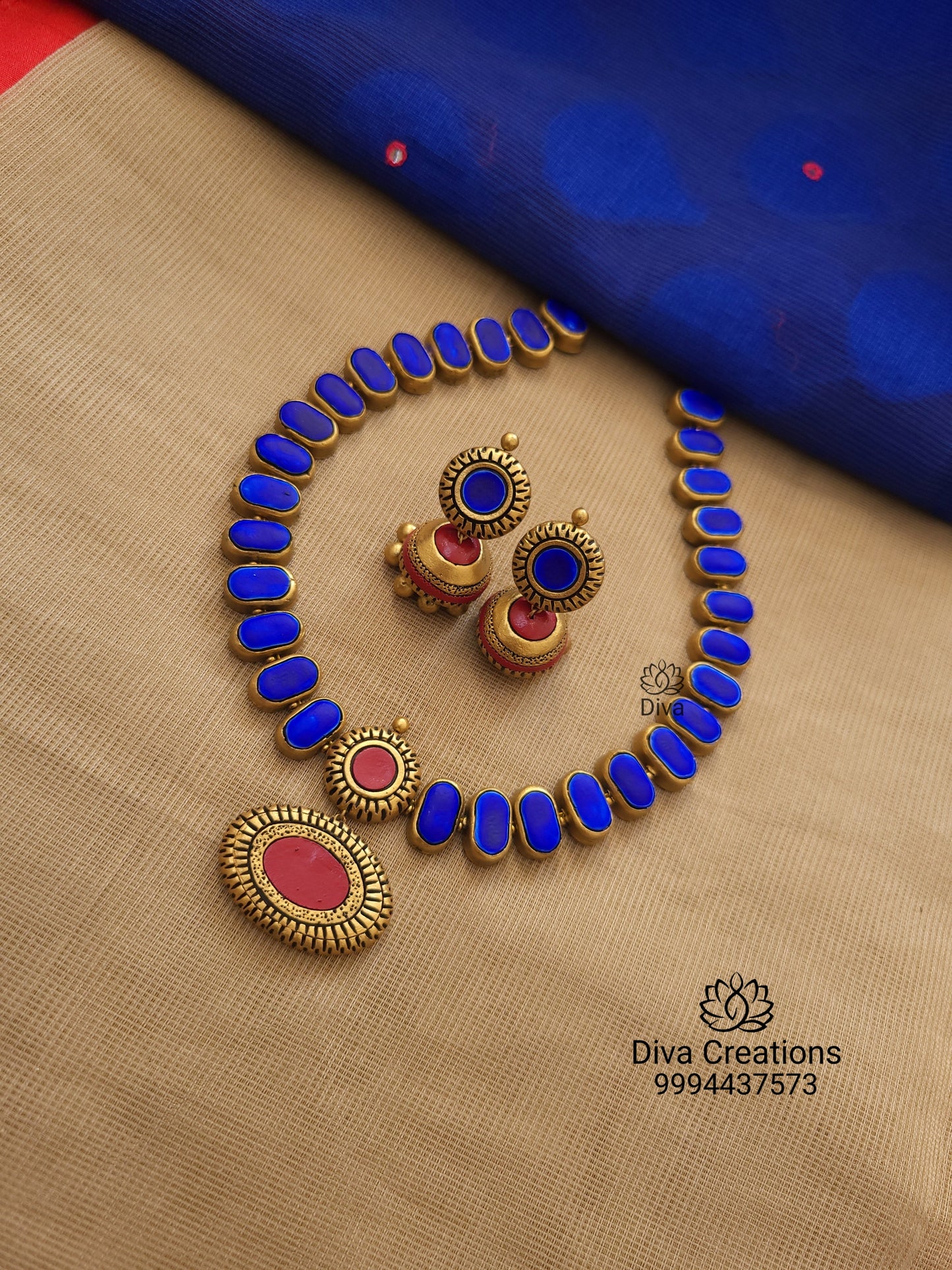 Blue Moon Terracotta Jewellery