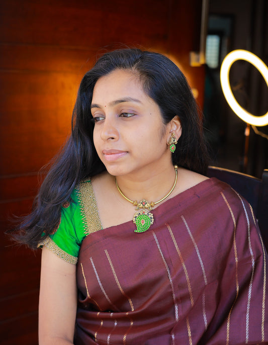 Green Regal Roots Terracotta Jewellery