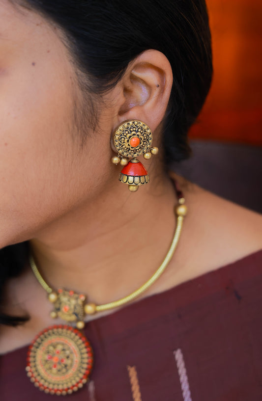Red Classic Glow Terracotta Jewellery